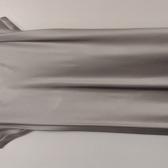 NEW NWOT Nili Lotan 100% Silk Short Cami Dress Pale Silver Silk Size Medium - Picture 6 of 16